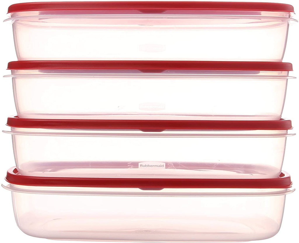 BPA-Free Plastic Food Storage Container 1-1/2 Gal (4-Pack) W4262