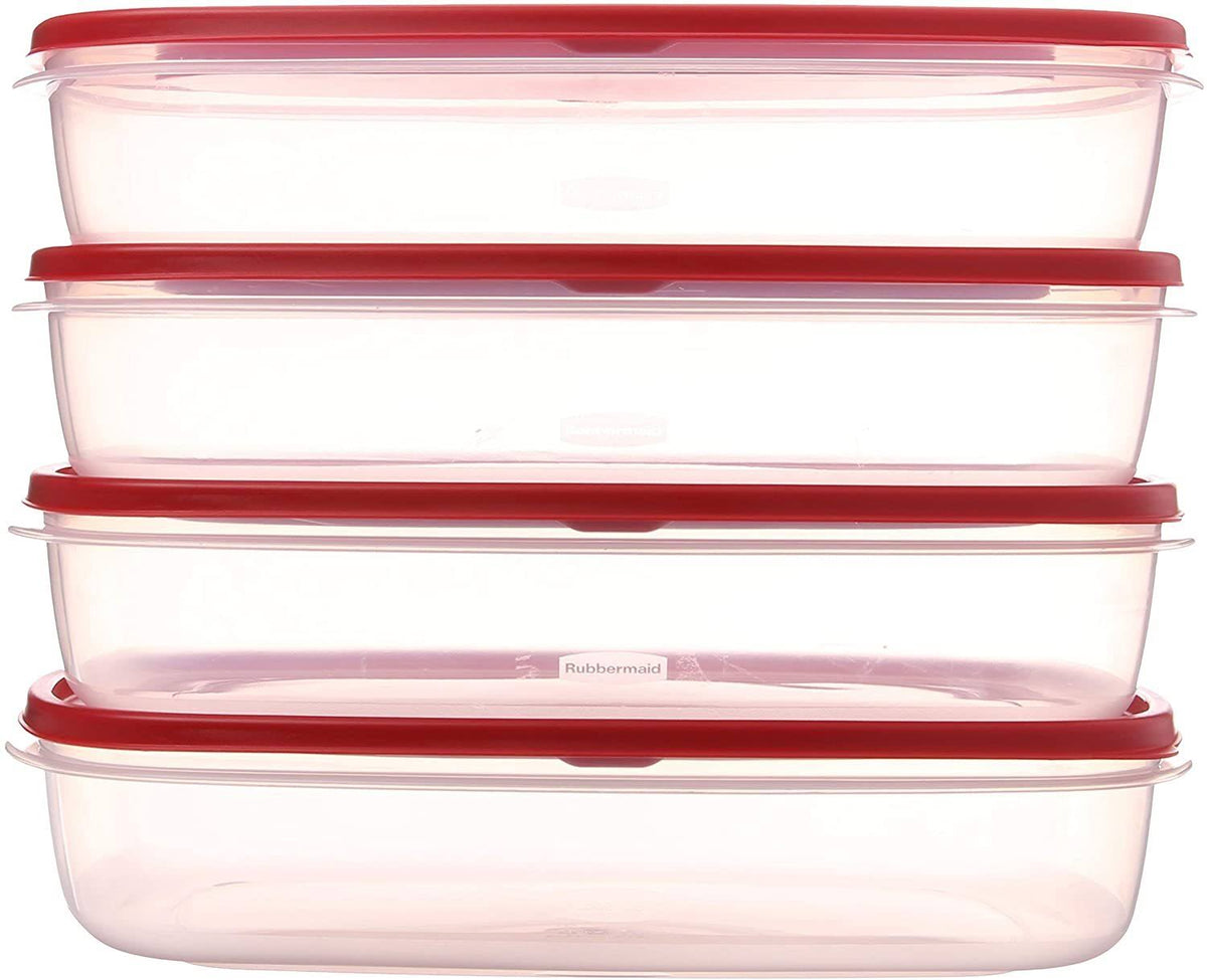 BPA-Free Plastic Food Storage Container 1-1/2 Gal (4-Pack) W4262