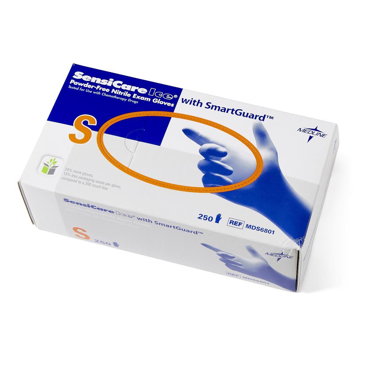 Small Violet Blue Nitrile Exam Gloves W757595