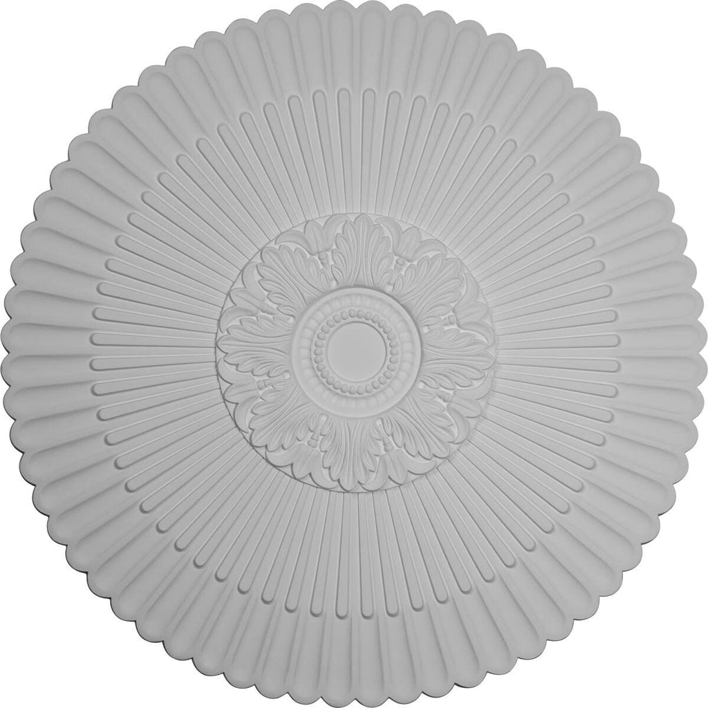 Hand-Painted Hickory Ceiling Medallion W38316