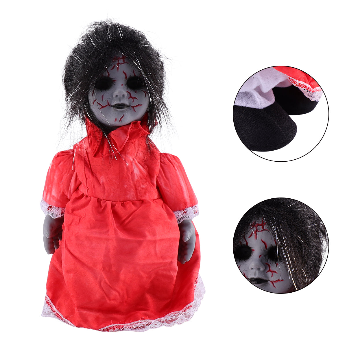 Halloween Voice-activated Induction Glowing Walking Doll Z850017