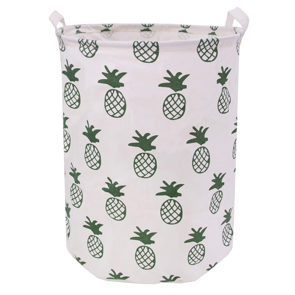 Large Canvas Fabric Waterproof Laundry Basket with Handles A773