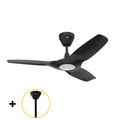 Black Ceiling Fan with Downrod U7621