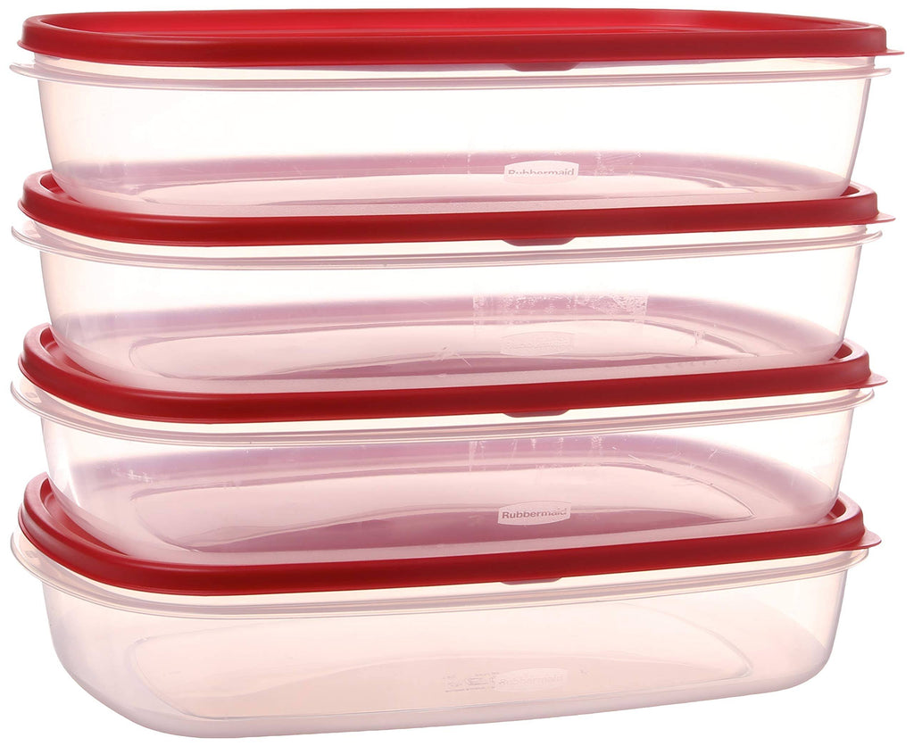 BPA-Free Plastic Food Storage Container 1-1/2 Gal (4-Pack) W4262