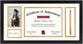 11x22 Certificate Frame with Tassel Holder & Real Glass V2704