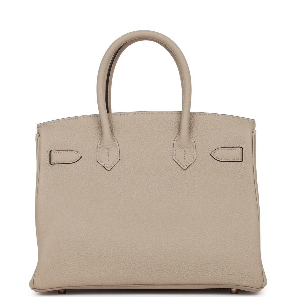 Birkin 30 Gris Tourterelle Togo Rose Gold Hardware L45901