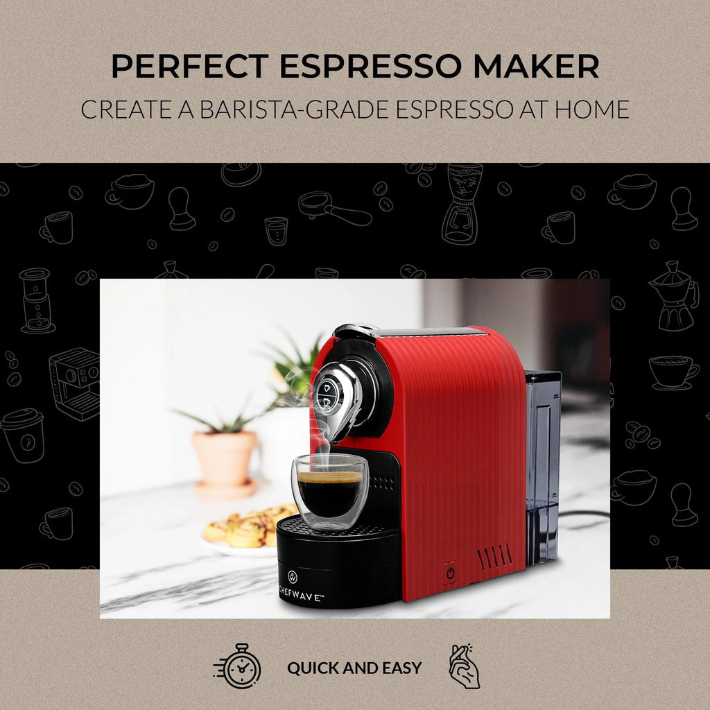 Espresso Machine with Capsules Holder and Cups R44241