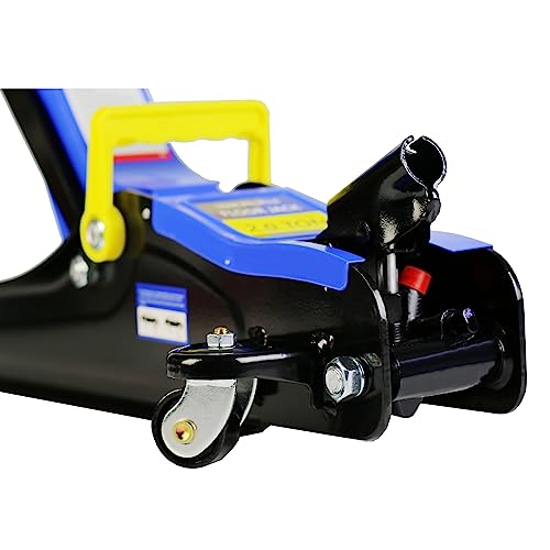 Blue Steel Low Profile Hydraulic Floor Jack, 2 Ton Capacity P11875