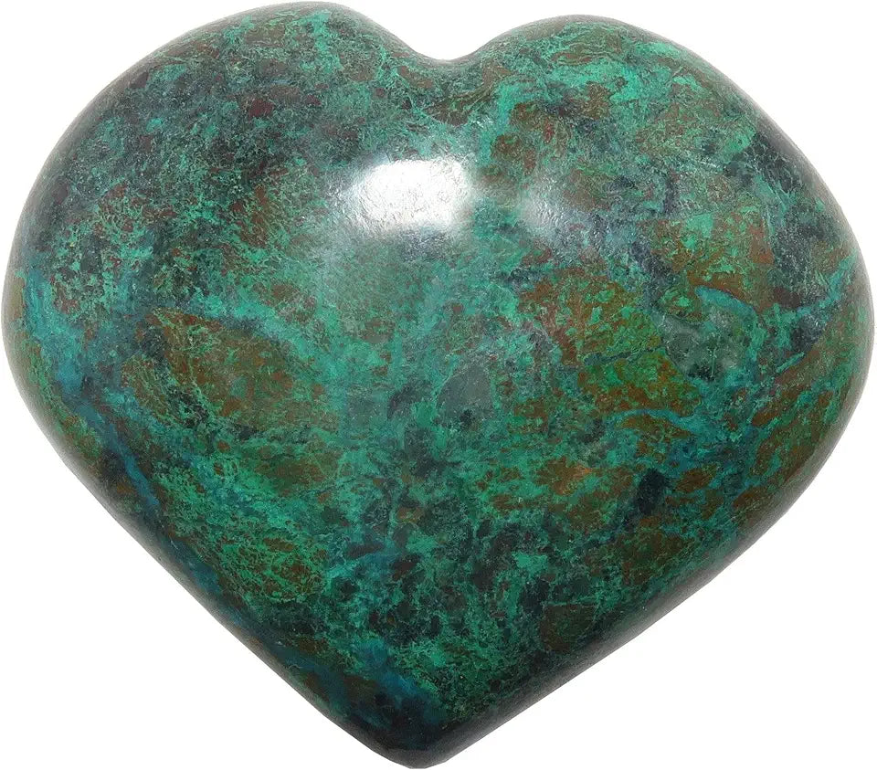 Blue Green Stone Heart 1.75-2.0 inch C64973