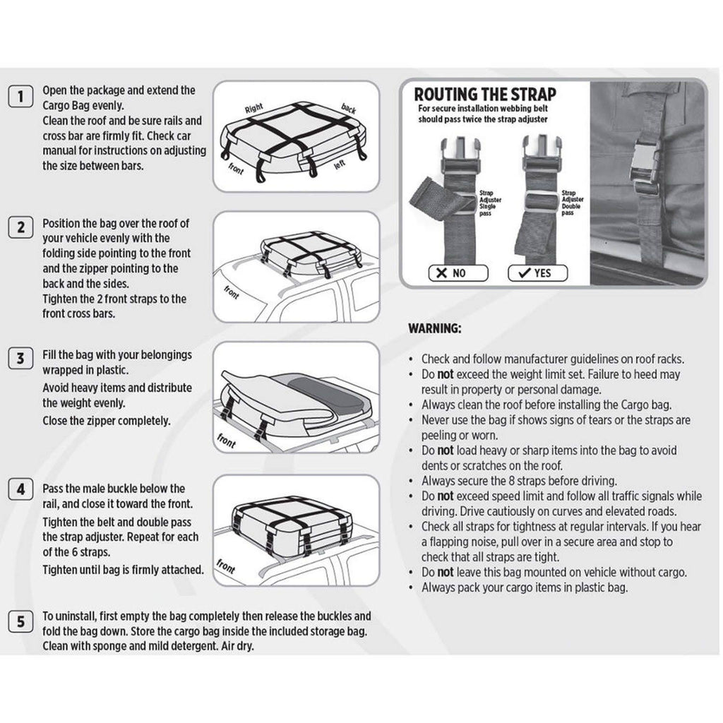 Waterproof Roof Top Cargo Bag XL P23074
