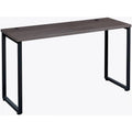 Standing Height Desk Charcoal Top Black Legs 48 x 24 x 40 in U48360