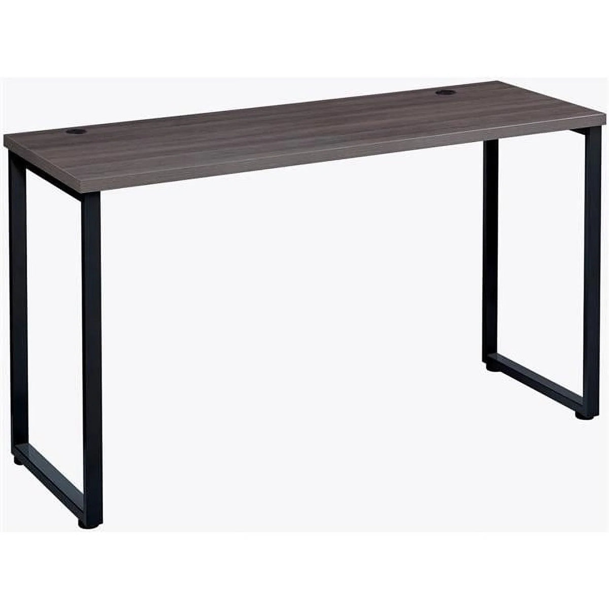 Standing Height Desk Charcoal Top Black Legs 48 x 24 x 40 in U48360