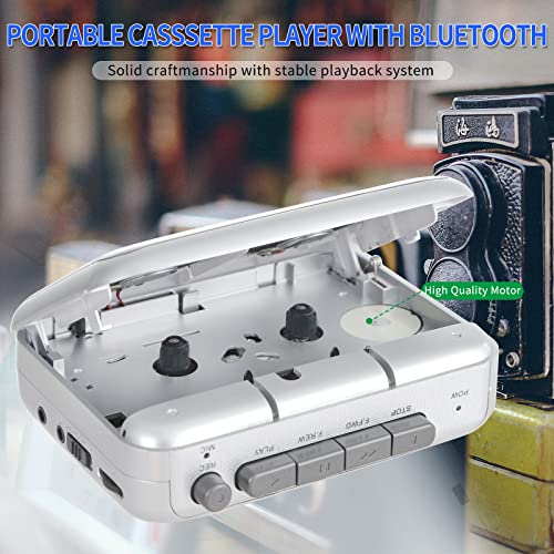 Portable Cassette Player Recorder with Bluetooth Transmitter H846