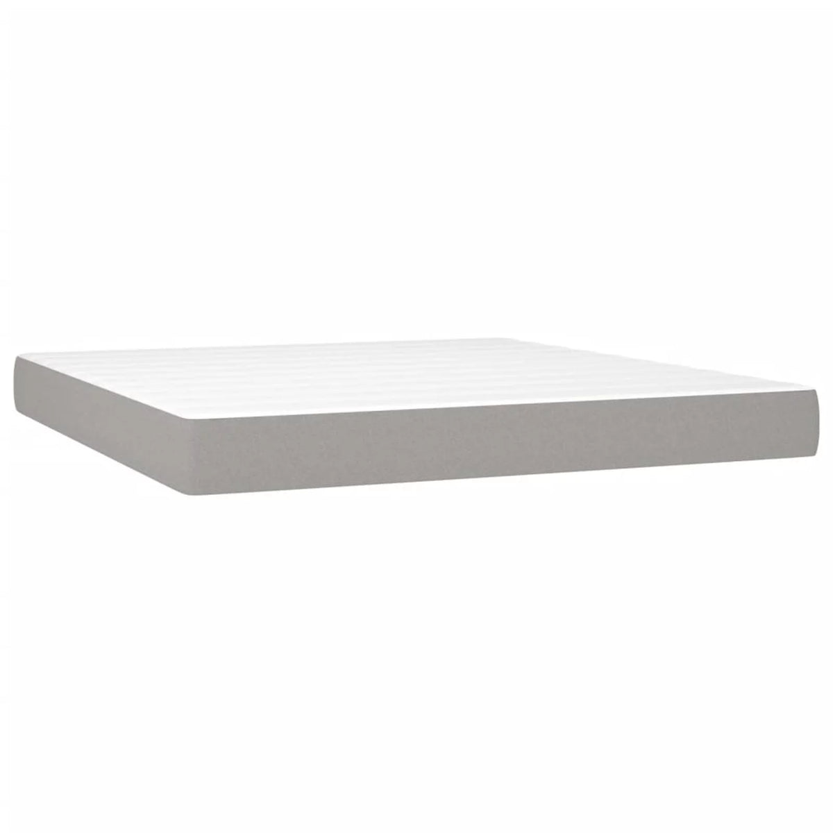 California King Pocket Spring Bed Gray Fabric C283