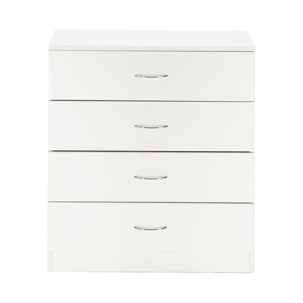 4 Drawer White Dresser J487