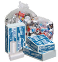17 x 17 Clear Perforated Can Liner Roll E964