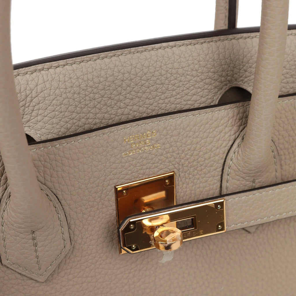 Birkin 30 Gris Tourterelle Togo Rose Gold Hardware L45901