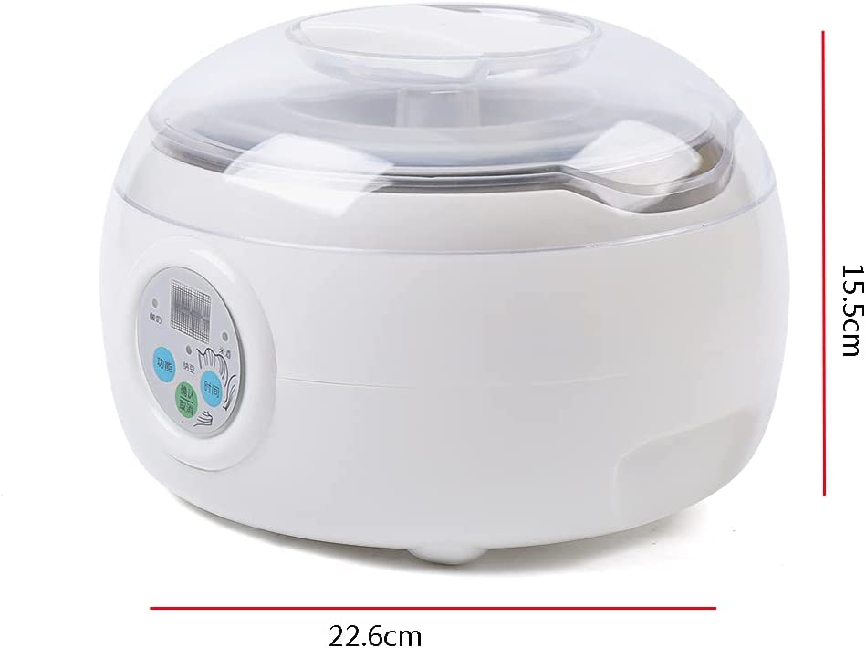 1.5L Stainless Steel Yogurt Maker with LCD Display W843623