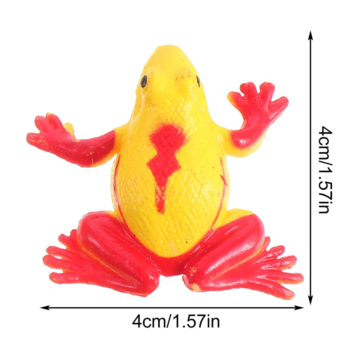 96 Pcs Miniature PVC Frog Garden Statue R754315