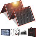 160W 18V Portable Folding Solar Panel Kit with 2 USB Outputs O217400