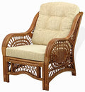 Natural Rattan Wicker Armchair with Cushion R955