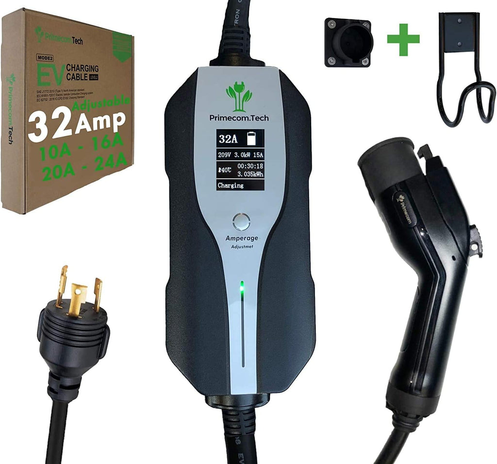 Level 2 Electric Vehicle Charger with 30Ft Cable T888