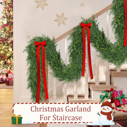 9Ft Artificial Evergreen Cedar Pine Garland R5680