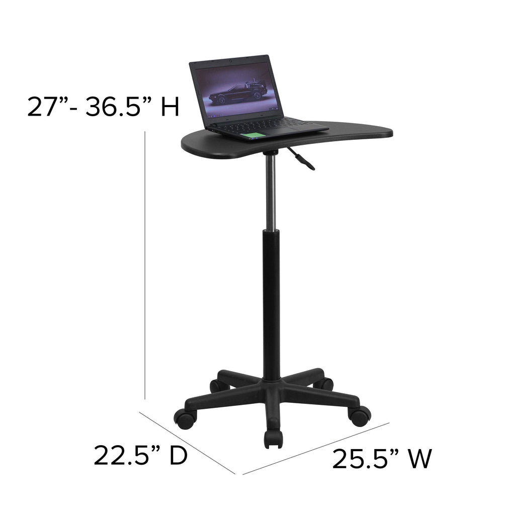 Black Adjustable Computer Desk R313