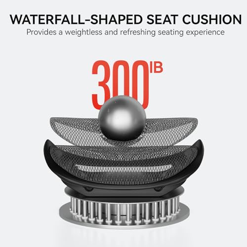Ergonomic Office Chair with 3D Armrests, Adjustable Backrest, Grey F58990
