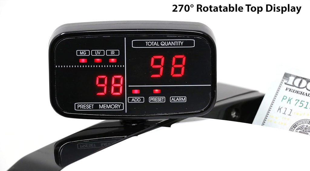 Money Counter with UV/MG/IR Counterfeit Bill Detection External Display Z253406