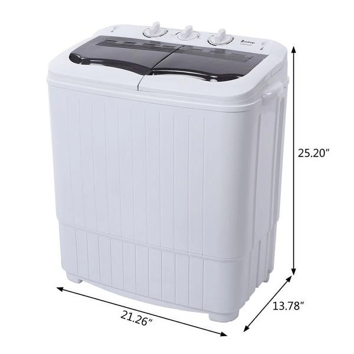Gray Cover Semi-automatic Washing Machine W8653