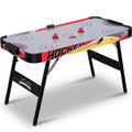 54in Folding Air Hockey Table Gaming Set with 2 Pucks 2 Pushers I521169