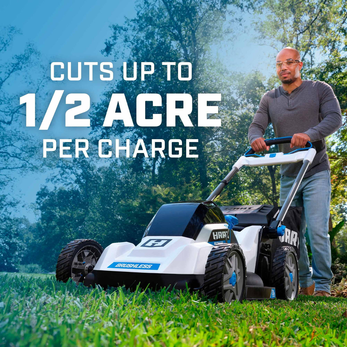 20-inch Cordless Brushless Push Mower Y9091