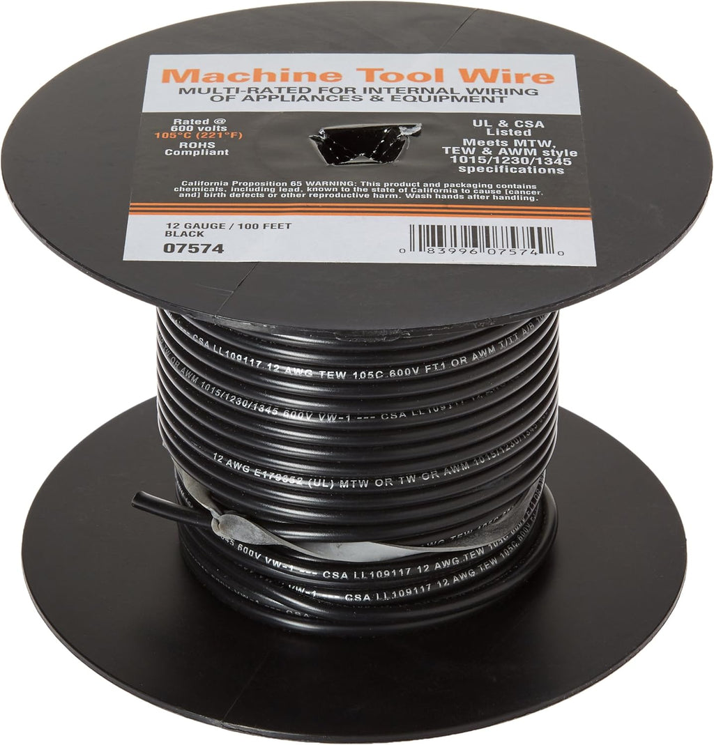 12 Gauge x 100' Single Conductor Wire Pack of 2 A123333