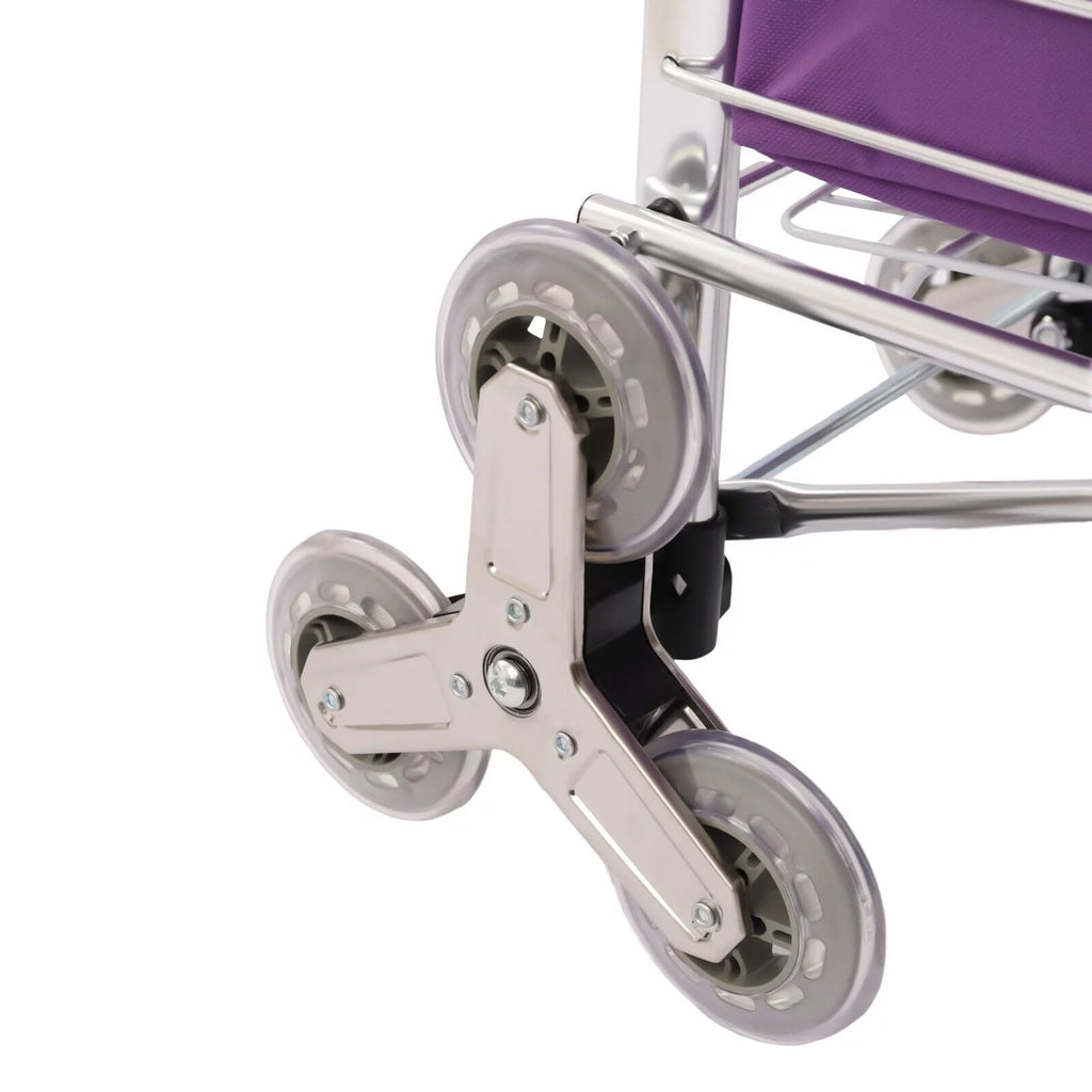 35L Folding Shopping Cart Grocery Trolley Handcart with Bag C47409