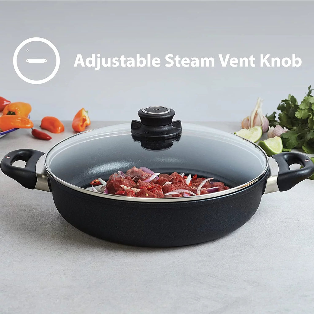 10 Piece Nonstick Diamond Coated Aluminum Cookware Set Y78263