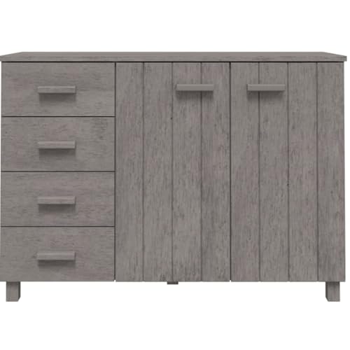Light Gray Solid Wood Pine Sideboard V732