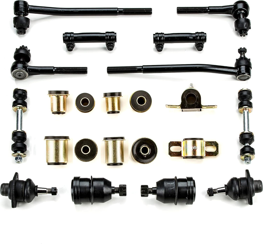 Black Polyurethane Front End Suspension Rebuild Kit (22 Piece Kit) D357