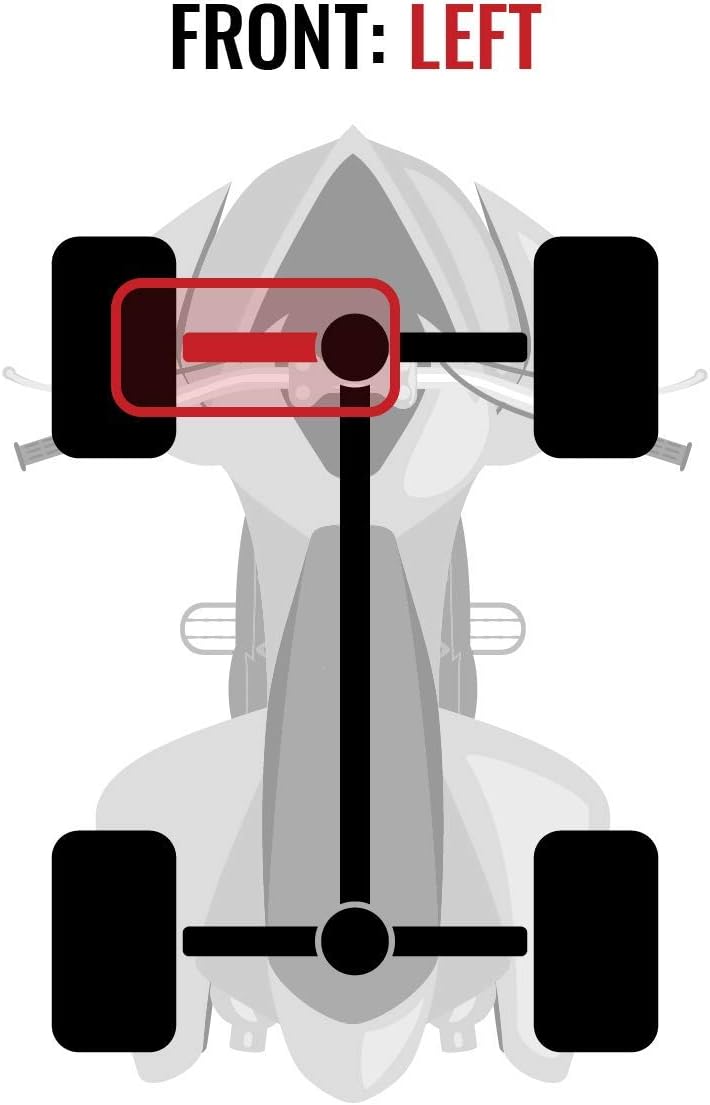 Front Left Axles Pack of 2 for Kawasaki 650 Prairie 4X4 N508716