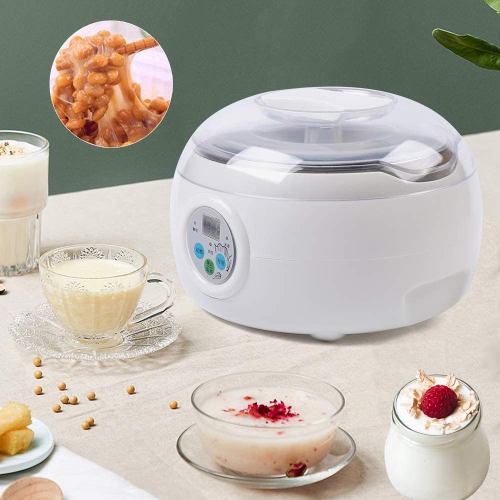 1.5L Stainless Steel Yogurt Maker with LCD Display W843623