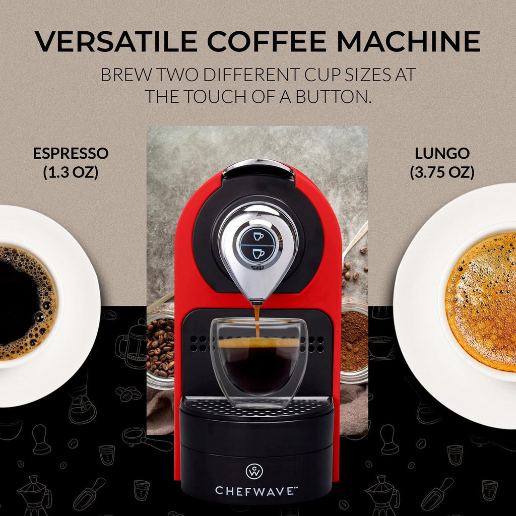 Espresso Machine with Capsules Holder and Cups R44241