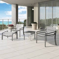 Woodland Green Aluminum Slat Patio Dining Chair D202280
