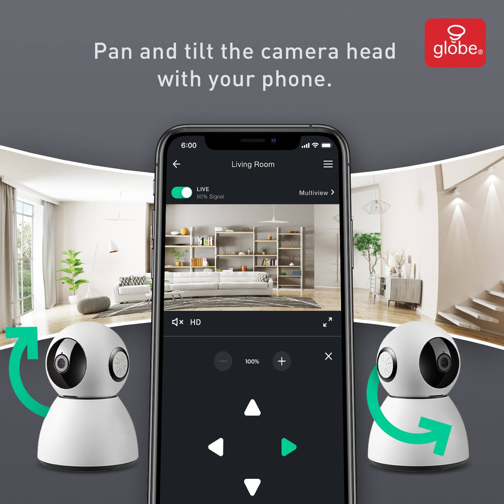 Black/White Wi-Fi Security Camera I6069