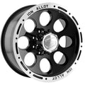 Black/Machined Lip 16x8 8-165.1 -5mm Wheel S287282