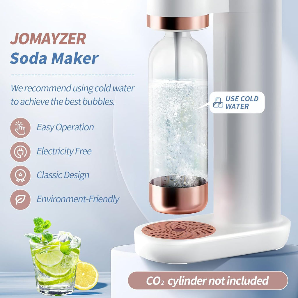 Sparkling Water Maker Soda Maker Machine with 1L PET Bottle A554465