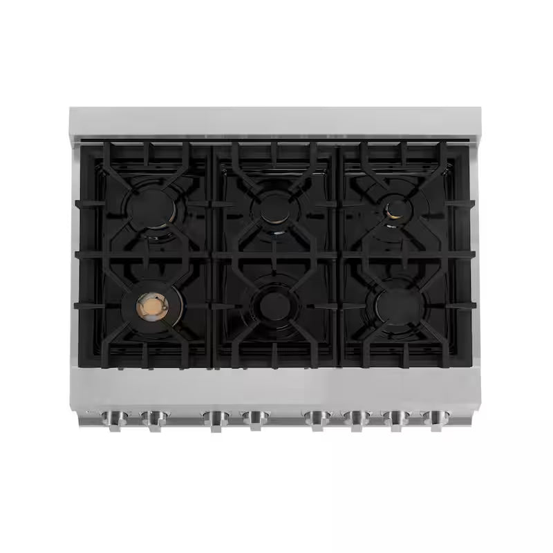 6 Burner Dual Fuel Range with Griddle A20379