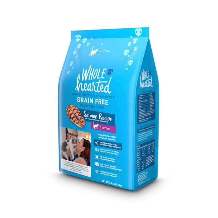 Grain Free Salmon Recipe Dry Kitten Food N545895