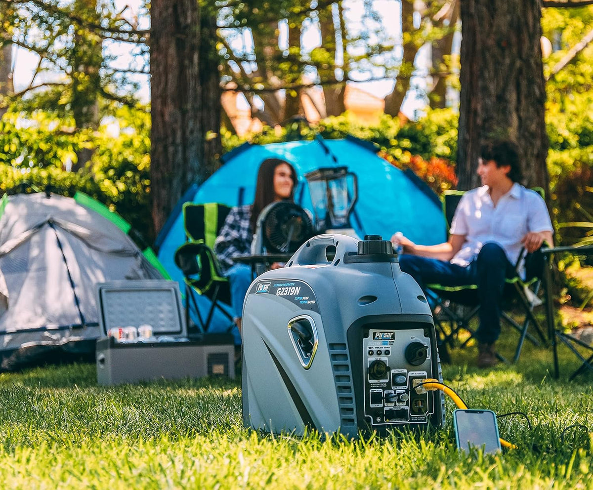 2300W Portable Gas-Powered Inverter Generator with USB Outlet A116278