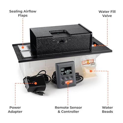 Cigar Humidor Humidifier with LCD Humidity & Temperature Display R6005