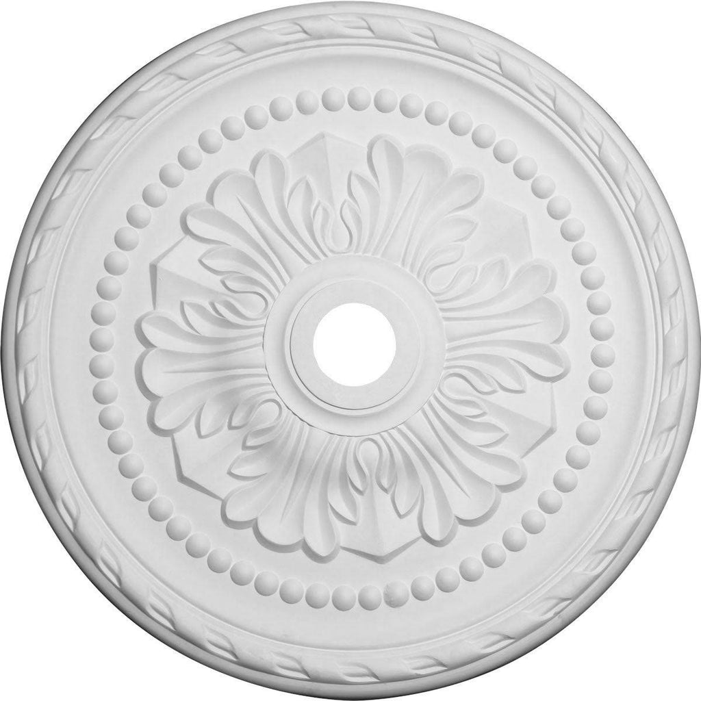 Hand-Painted Burnished Mahogany Ceiling Medallion Z89990